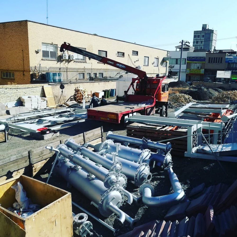 Water treatment project connected to the power plant to supply water to the company