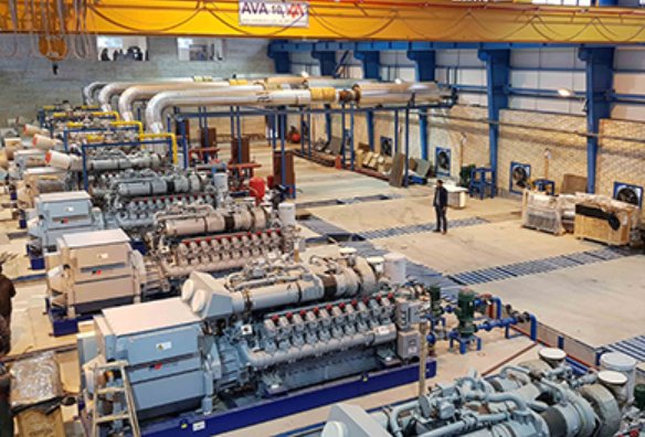 Construction of a 30 megawatt power plant in Mashhad Tos industrial town